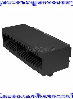 MEC1-120-02-L-D-RA1-SL 卡边缘连接器40POS母头2排1mm黑色镀金