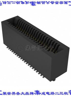 MEC1-120-02-L-D-NP-A-K-TR 卡边缘连接器40POS母头2排1mm黑色镀