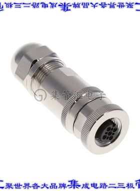 T4110012031-000 圆形连接器3POS插头母插口螺钉镀金自由悬挂