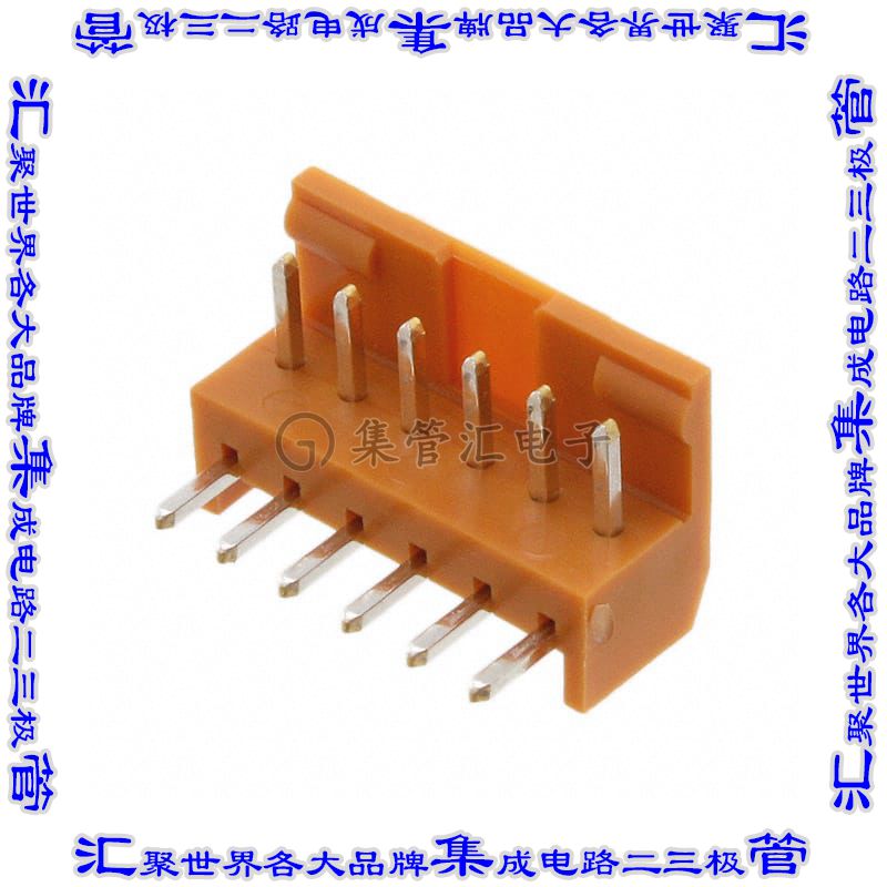 IL-G-6P-S3L2-SA 针座连接器6POS接头2.5mm公形插针通孔直角锡