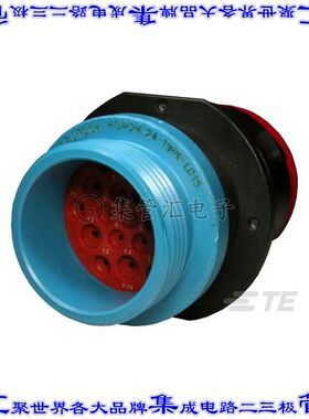 HDP24-24-19PE-L015 圆形连接器19POS插座外壳用于公插针黑色面板