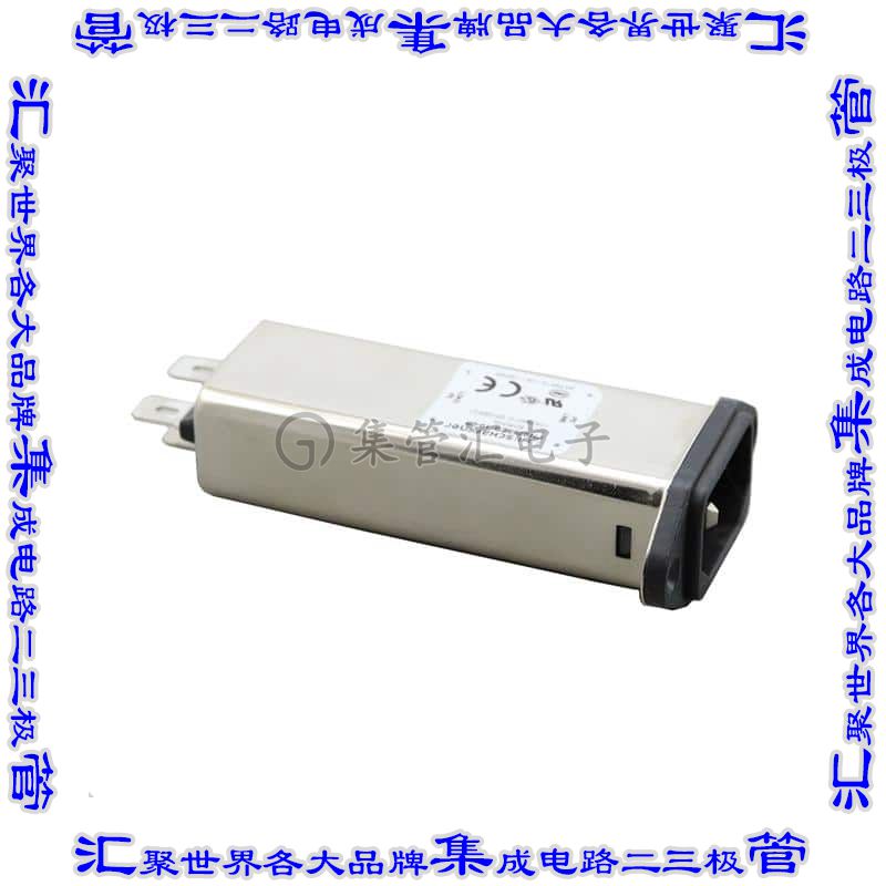 FN9255EB-10-06 电源接入连接器3POS插座公型片状插脚IEC320-C14