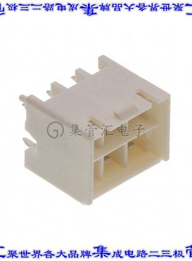 1376387-1 针座连接器6POS接头2排5mm公形插针通孔直针锡