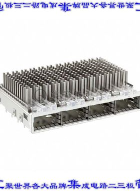 2007626-2 插拔式连接器外壳成组(1 x 4)QSFP+通孔直角压配