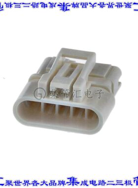 2321918-5 矩形连接器外壳5POS插头2.5mm母形插口天然色自由悬挂