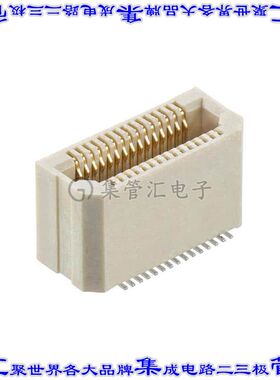 M58-2500342R 板对板连接器30POS插座外罩触点2排0.5mm表贴SMD镀