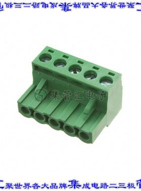 EBHA-05-D 端子块连接器5POS插头母插口5.08mm绿色自由悬挂