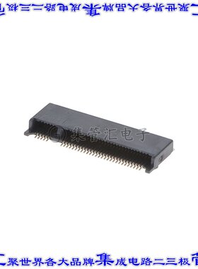 M2-A1-67-R-SMT-2.15-KB-T/R 卡边缘连接器67POS母头2排0.5mm黑色