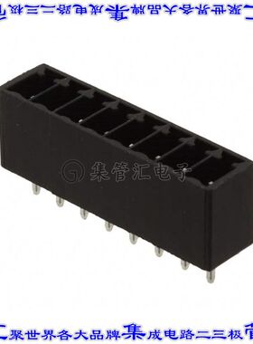 395011008 0395011008端子块连接器8POS接头公引脚带罩3.5mm黑色