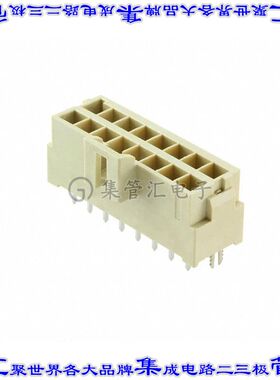 1722992116 针座连接器16POS接头2排3.5mm公形插针通孔直针锡