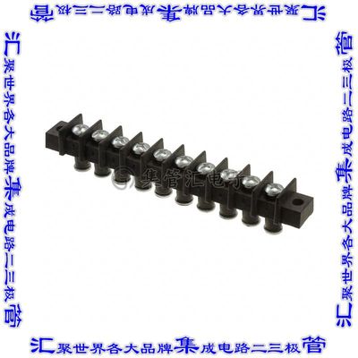 GFTSAX-10 端子块连接器10电路隔板接线座11.12mm螺钉