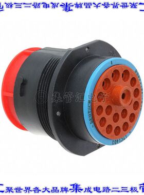 HDP24-24-18SE 圆形连接器18POS插座外壳用于母插口黑色面板安装