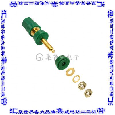 1138948 接插件连接器CONN BIND POST HEX GREEN
