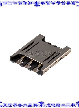 NSIM-5-B 接插件连接器NANO SIM CARD CONNECTORS, 7 POSI
