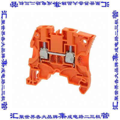1SNK506030R0000 端子块连接器2POS馈通式6.0mm橙色10-24AWG