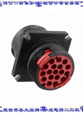 CL1R3100 圆形连接器18POS插座外壳用于母插口黑色面板安装
