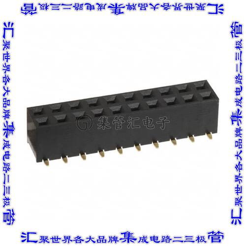 NPPN102FFKS-RC 针座连接器20POS插座2排2mm母形插口表贴SMD镀金