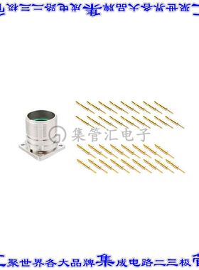 MA2LAP1700S-KIT 圆形连接器17POS插座母插口压接镀金面板安装