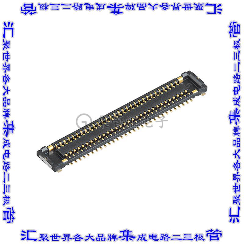 AXF5D1212A 板对板连接器12POS插座中央带触点2排0.35mm表贴SMD镀