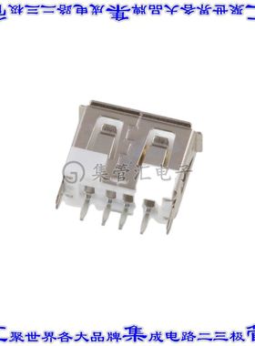 KUSBVLPX-AS1N-W 连接器USB-A插座4POS通孔