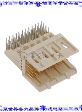 HM1L42LAP000H6PLF 背板连接器48POS接头公引脚4排2mm板边缘通孔