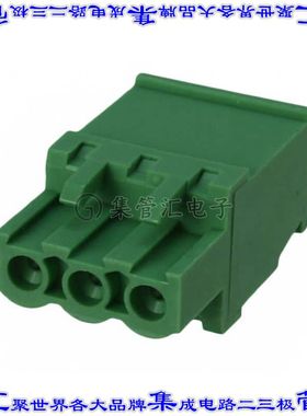 TS03515B0000G 端子块连接器3POS插头母插口5.08mm绿色自由悬挂