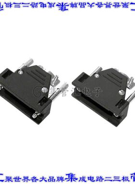 MHED-D37T-K 连接器37POS后壳180度无屏蔽黑色