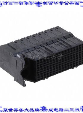 2007709-1 背板连接器144POS插座母插口9排1.91mm板边缘通孔直角