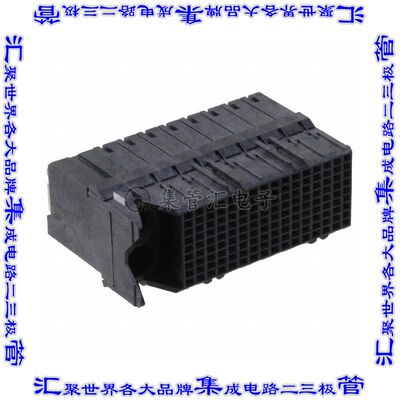 2007709-1 背板连接器144POS插座母插口9排1.91mm板边缘通孔直角