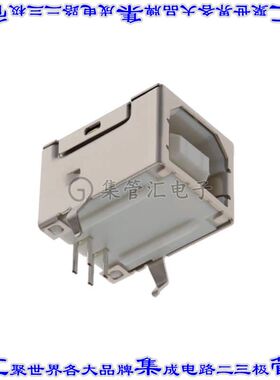 KUSBX-BS1N-W30 连接器USB-B插座4POS通孔直角