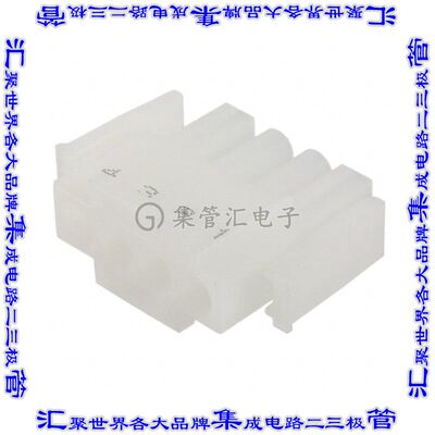 2-480702-0 矩形连接器外壳4POS插头天然色自由悬挂