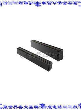 CED011481142001 卡边缘连接器148POS母头2排0.8mm黑色镀金