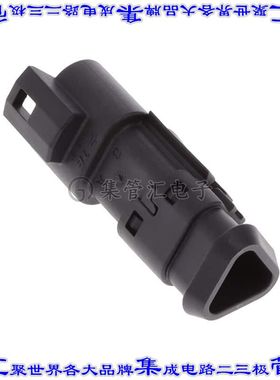 DT04-3P-TE82 矩形连接器外壳3POS插座2排公形引脚黑色自由悬挂
