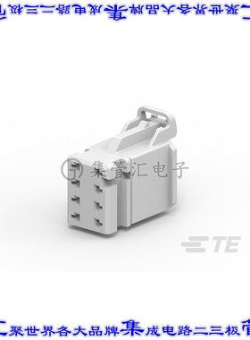 2278770-2 矩形连接器外壳8POS插座2排4.1mm母形插口天然色自由悬