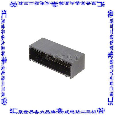 1-1939638-7 针座连接器34POS接头2排2mm公形插针通孔直角镀金