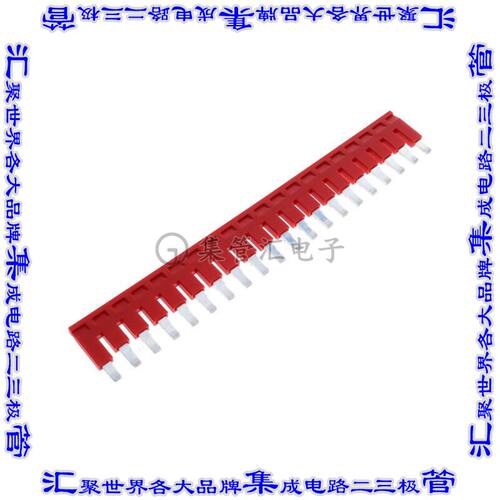 PQI 6/20 RD 端子块跳线20POS接线板交叉8.1mm扁平引脚