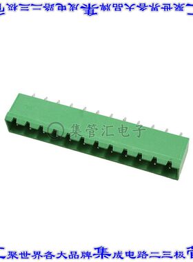 OSTOQ127150 端子块连接器12POS接头公引脚带罩5mm垂直焊接