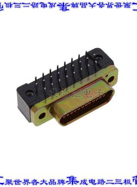 MDM-25SCBR-TL61 连接器25POS插座母插口2排D-TYPE型面板安装通孔