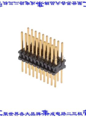 HTMS-110-21-G-D 针座连接器20POS接头2排1.27mm公形插针通孔直针