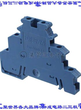 2716101 端子块连接器6POS馈通式3排6.2mm蓝色14-30AWG