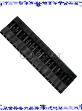 65039-018LF 矩形连接器外壳19POS插座2.54mm母形插口黑色自由悬