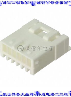 512270600 0512270600矩形连接器外壳6POS插头2mm公形引脚天然色