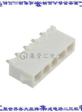 640901-3 针座连接器5POS插座6.35mm母形插口通孔直针镀金