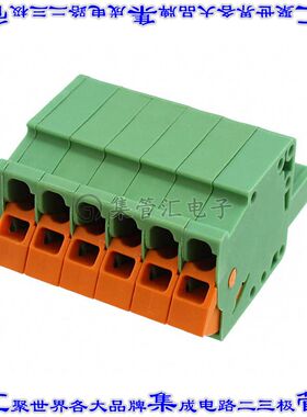 1718009 端子块连接器6POS插头母插口5mm绿色自由悬挂