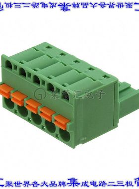 1873087 端子块连接器5POS插头母插口5.08mm绿色自由悬挂