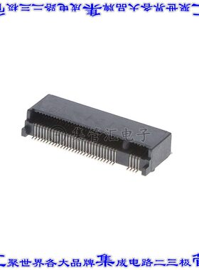 M2-A1-67-R-SMT-4.10-KM-T/R 卡边缘连接器67POS母头2排0.5mm黑色