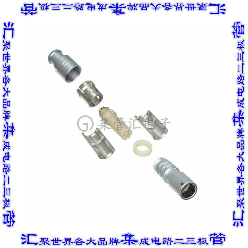K20L0C-P05LFG0-420S 圆形连接器5POS插座母插口焊杯镀金自由悬挂