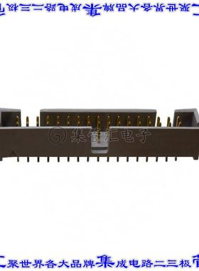 5104338-7 针座连接器34POS接头2排2.54mm公形插针通孔直针镀金