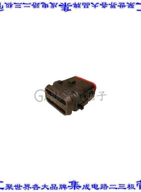 DT06-12SA-CE12 矩形连接器外壳12POS插头2排母形插口灰色自由悬