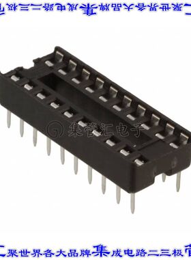 ED20DT 连接器IC插座DIP 7.62mm插口20(2 x 10)位置锡通孔